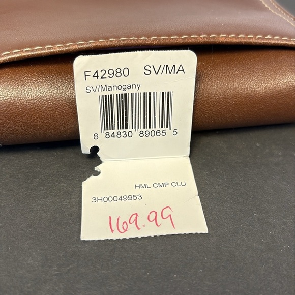 Coach Leather Mahogany Wallet w/ Pink Accents - Picture 13 of 15